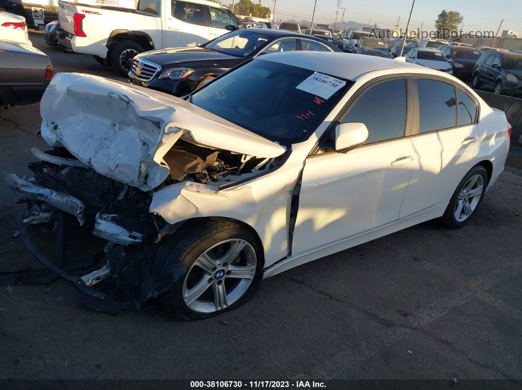 2015 Bmw 328i White vin: WBA3C1C57FK121295