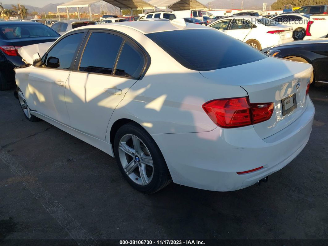 2015 Bmw 328i White vin: WBA3C1C57FK121295