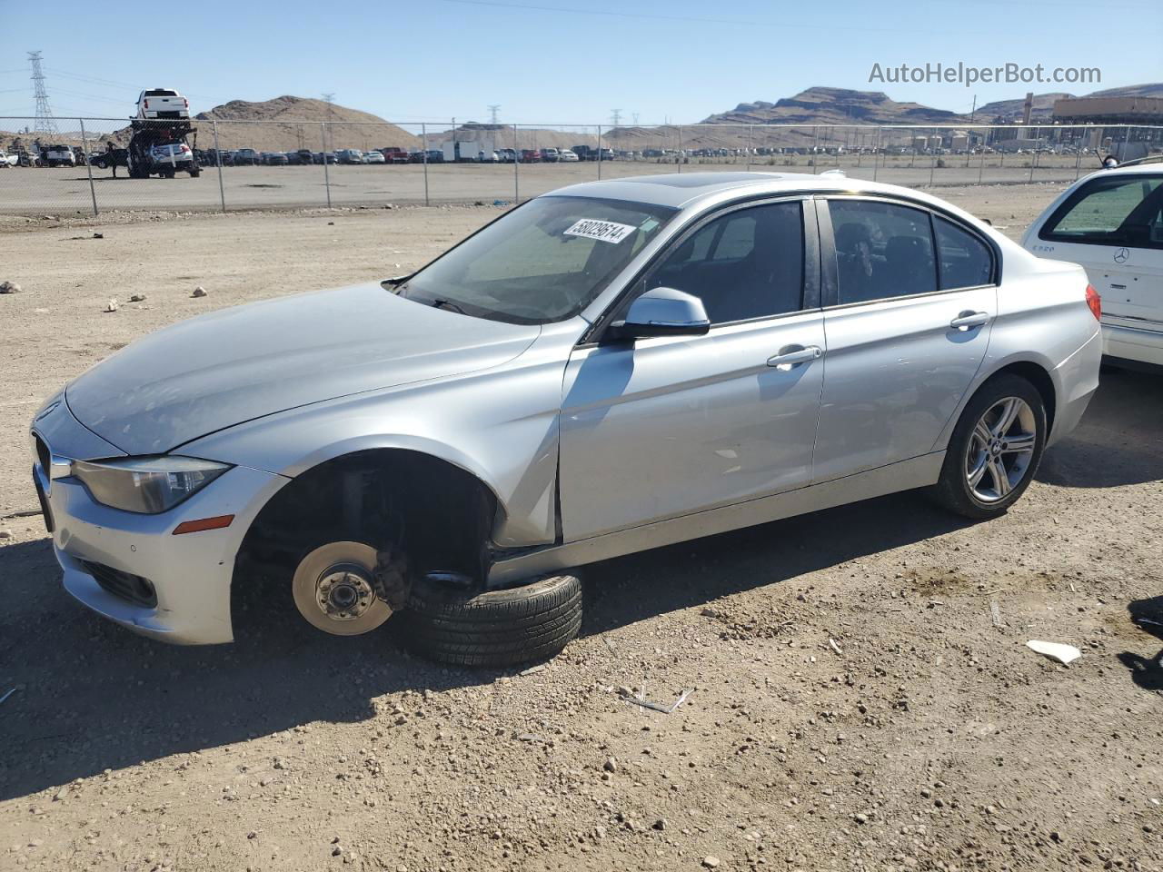 2015 Bmw 328 I Sulev Silver vin: WBA3C1C57FK124049