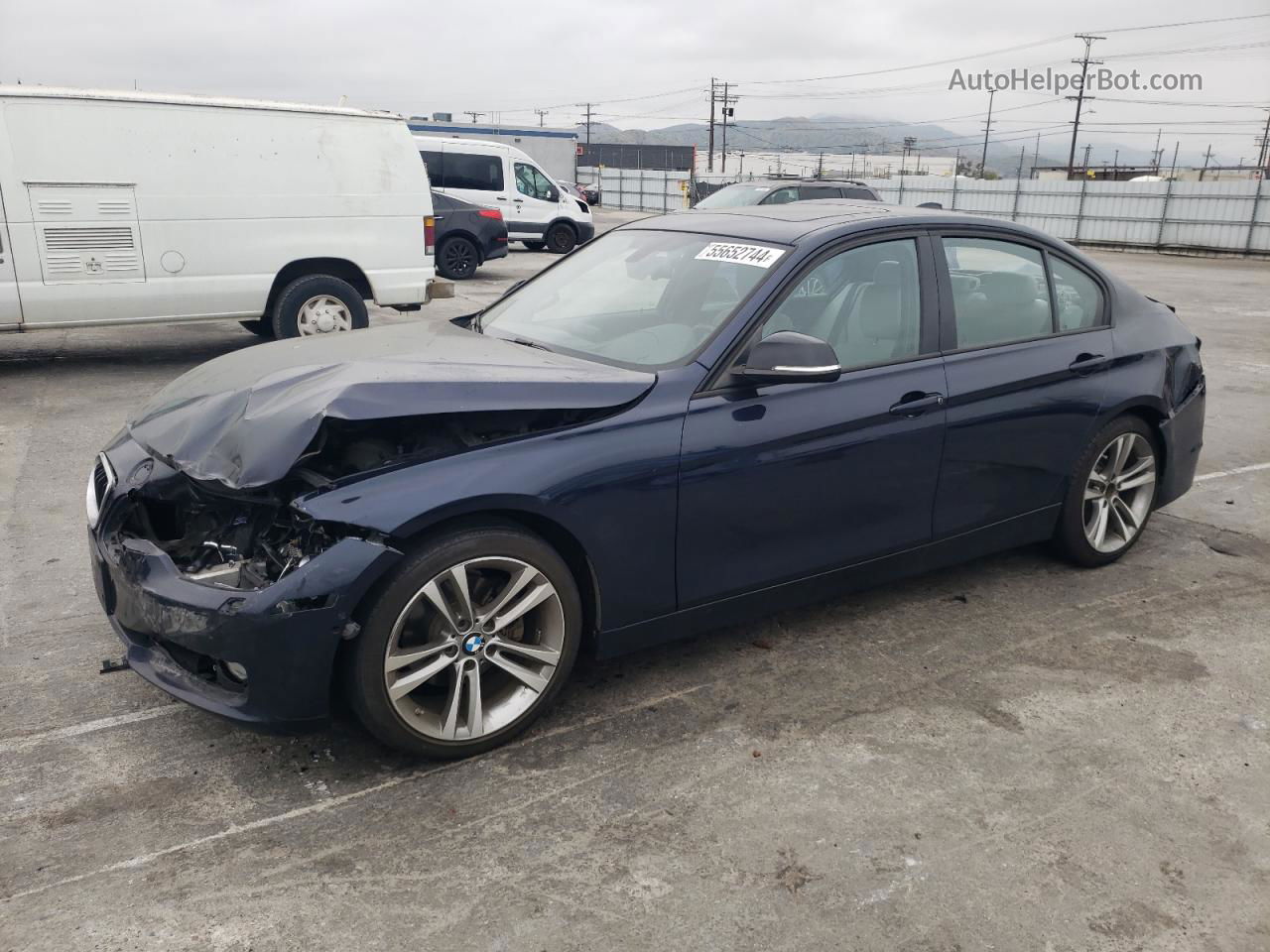 2012 Bmw 328 I Sulev Blue vin: WBA3C1C58CF431234