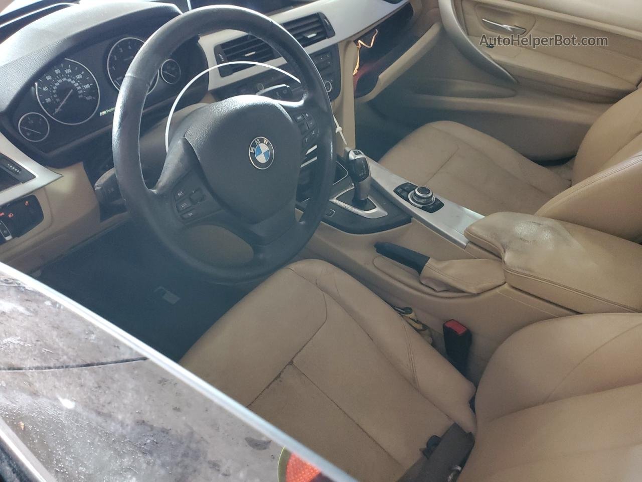 2012 Bmw 328 I Sulev Черный vin: WBA3C1C58CF432688