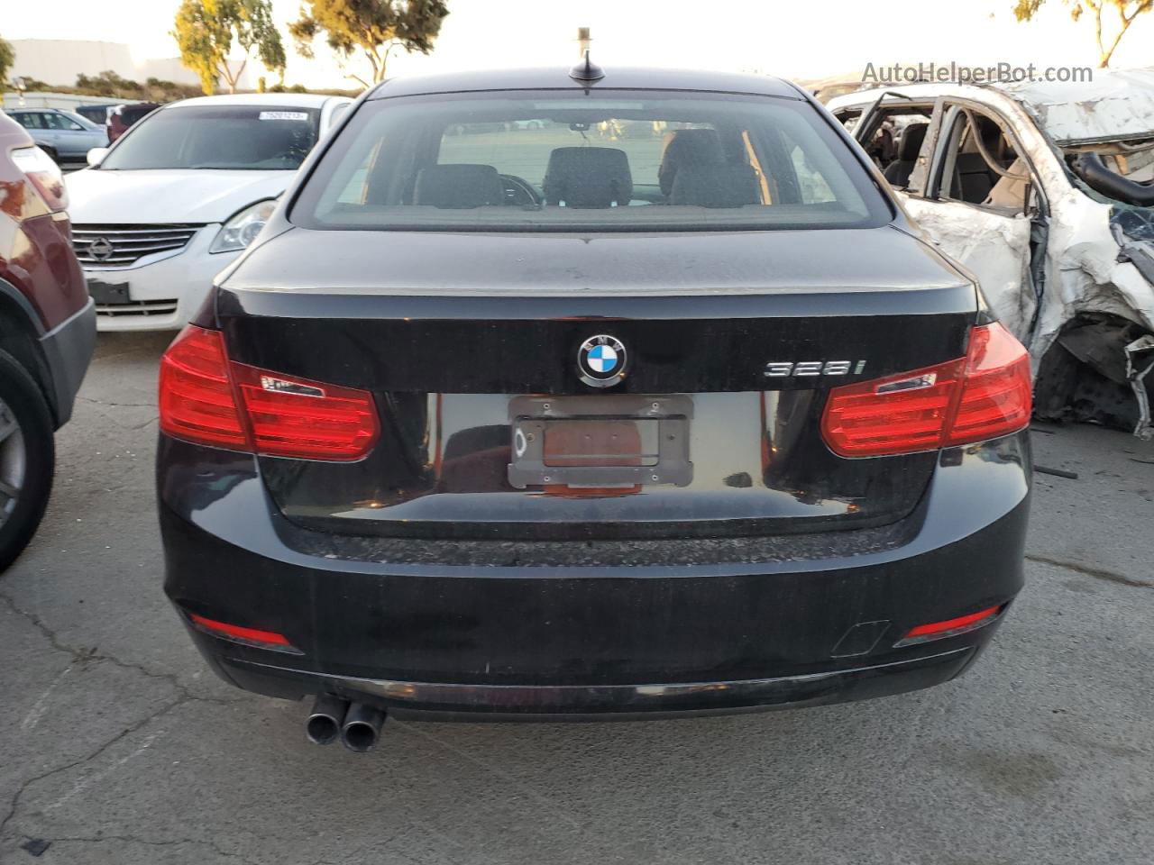 2013 Bmw 328 I Sulev Black vin: WBA3C1C58DF438282