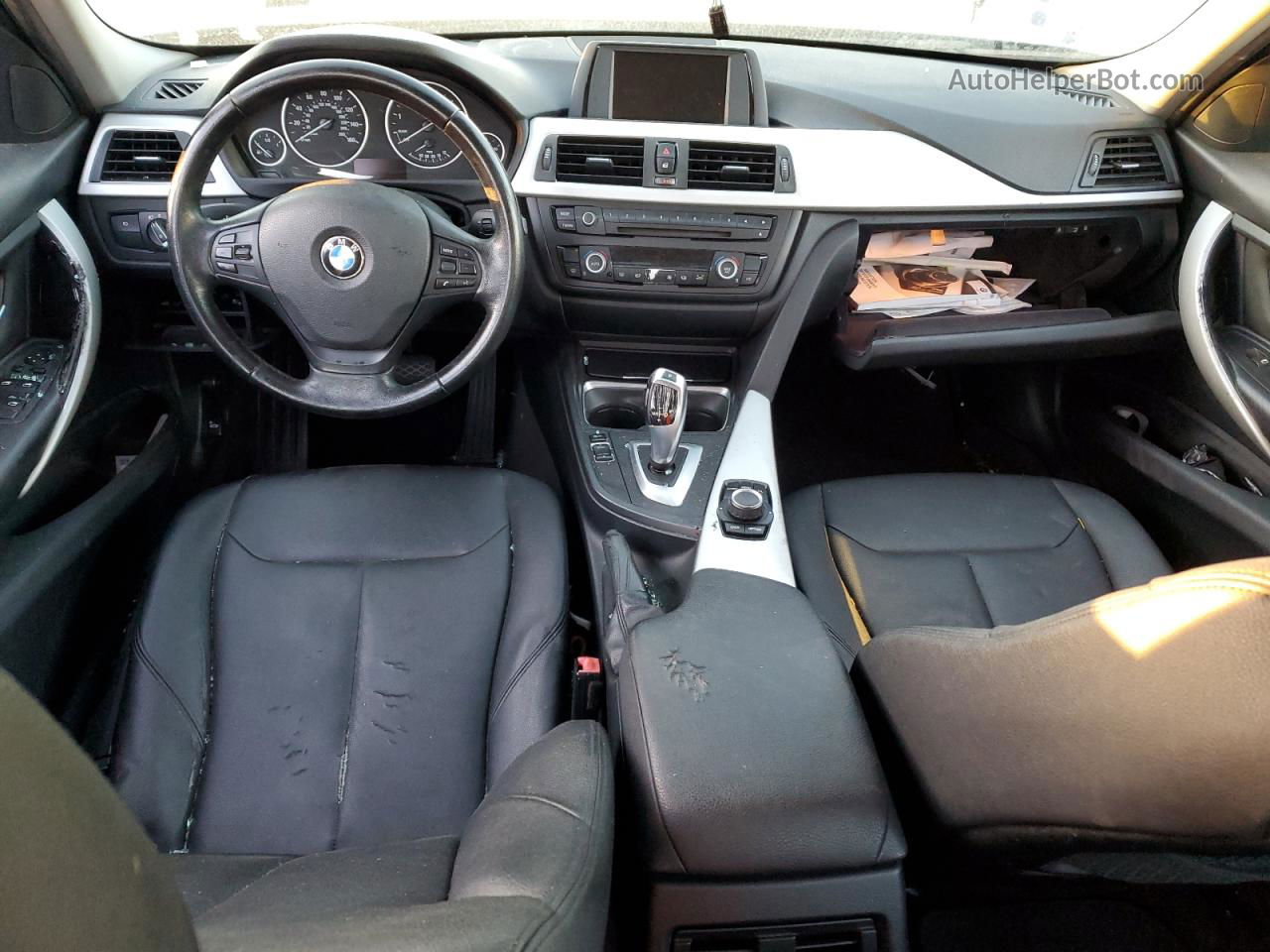 2013 Bmw 328 I Sulev Черный vin: WBA3C1C58DF438282