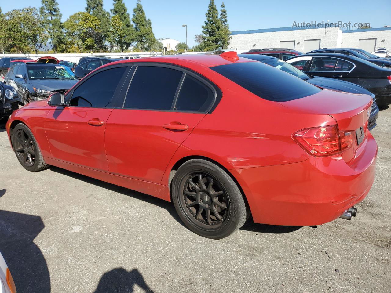 2013 Bmw 328 I Sulev Red vin: WBA3C1C58DF438475