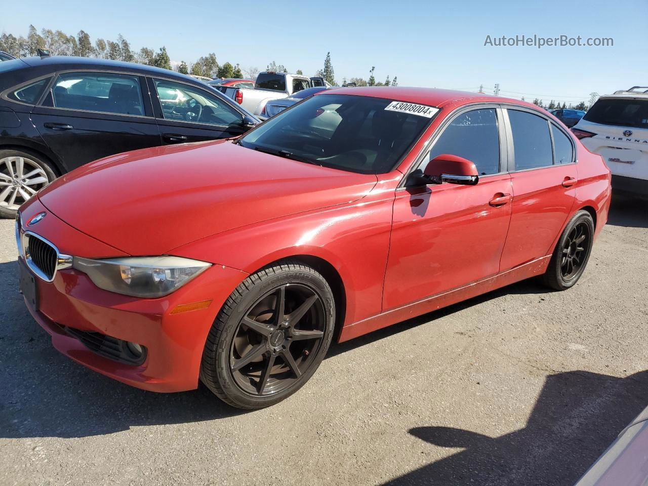 2013 Bmw 328 I Sulev Red vin: WBA3C1C58DF438475