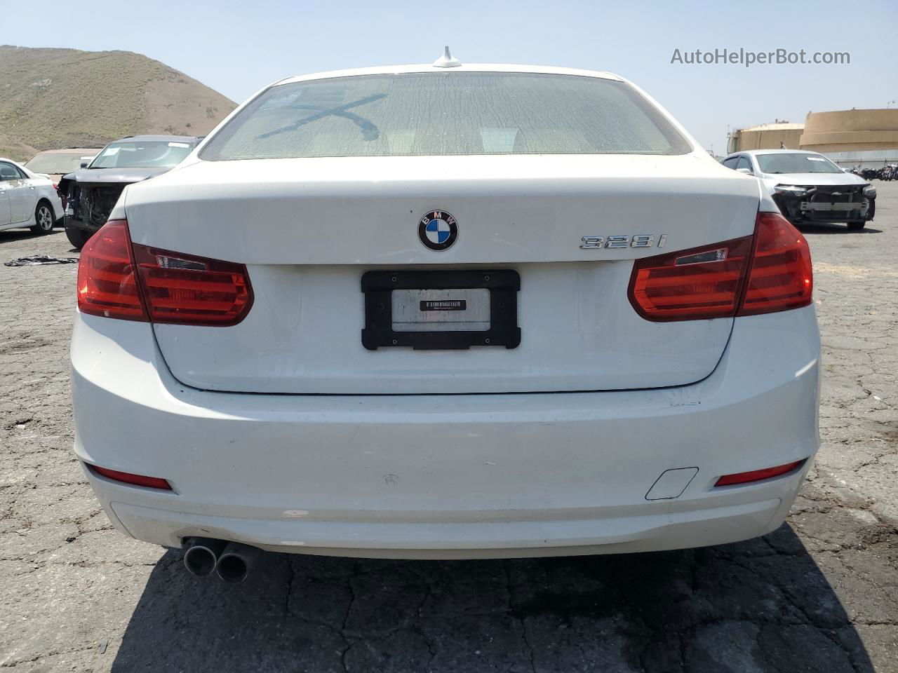 2014 Bmw 328 I Sulev White vin: WBA3C1C58EK108957