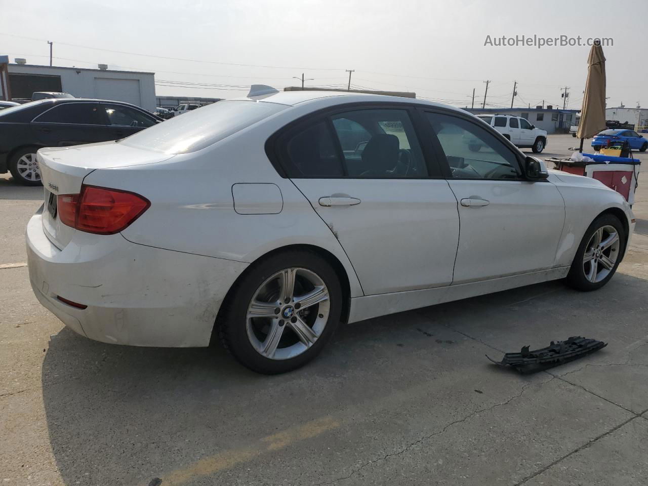 2014 Bmw 328 I Sulev White vin: WBA3C1C58EK109364