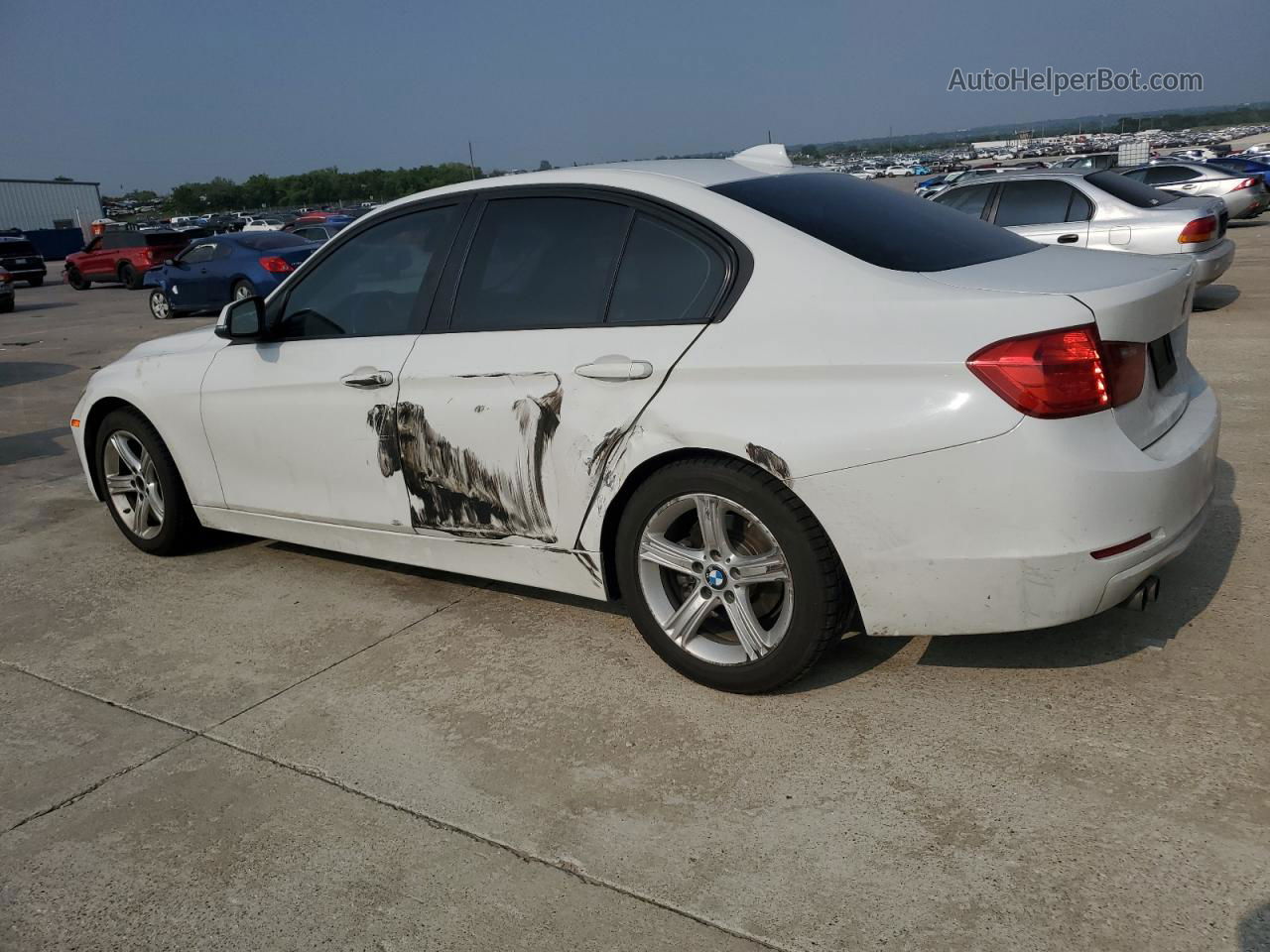 2014 Bmw 328 I Sulev White vin: WBA3C1C58EK109364