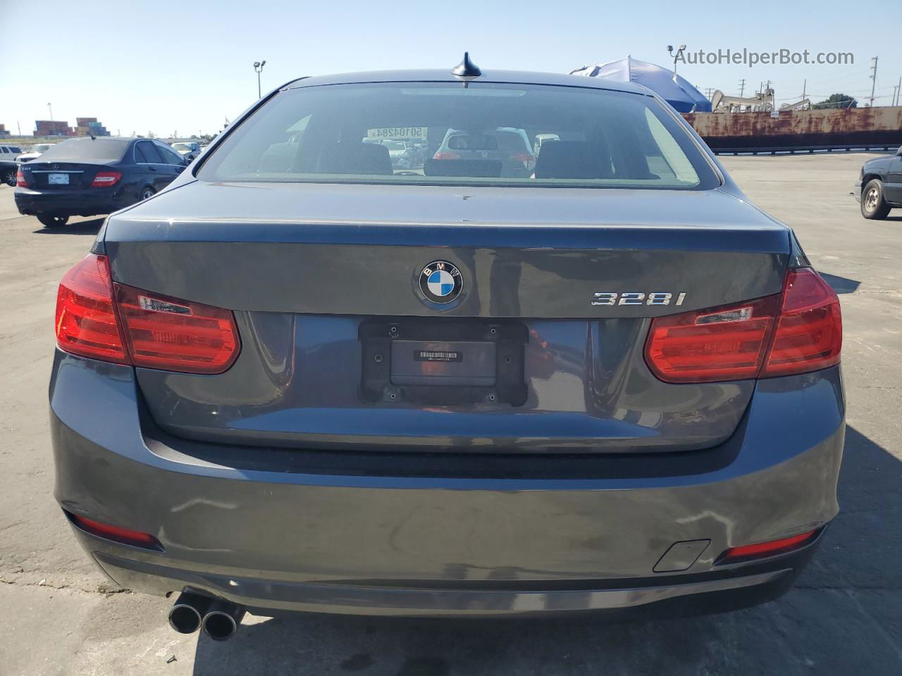 2015 Bmw 328 I Sulev Gray vin: WBA3C1C58FK121578