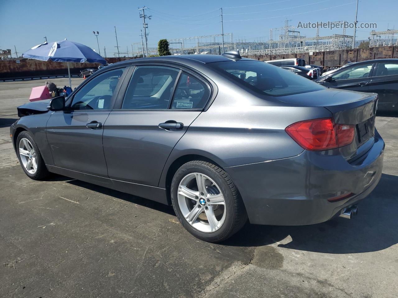 2015 Bmw 328 I Sulev Gray vin: WBA3C1C58FK121578