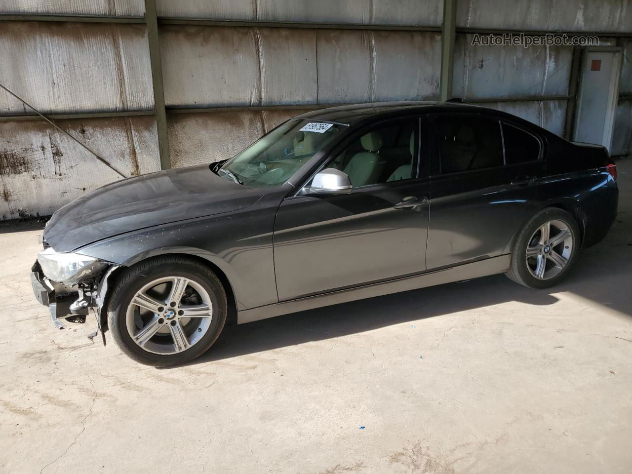 2015 Bmw 328 I Sulev Gray vin: WBA3C1C58FK123475