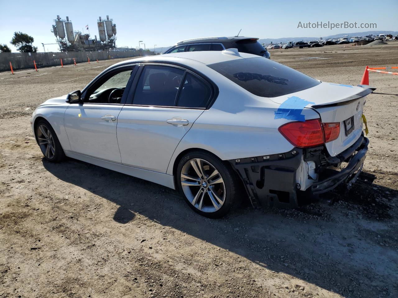 2012 Bmw 328 I Sulev White vin: WBA3C1C59CF432294