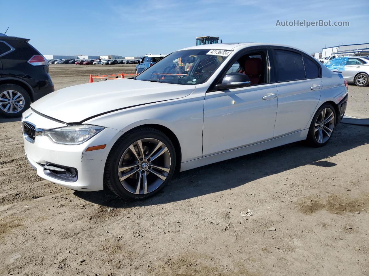 2012 Bmw 328 I Sulev White vin: WBA3C1C59CF432294