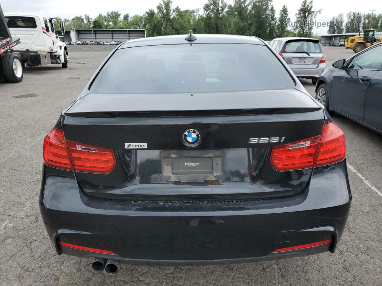 2013 Bmw 328 I Sulev Black vin: WBA3C1C59DF438419