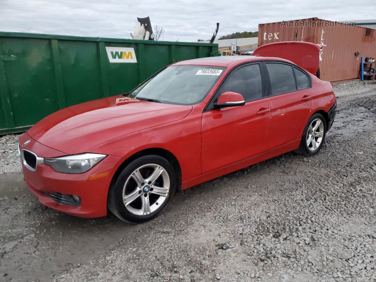 2014 Bmw 328 I Sulev Red vin: WBA3C1C59EK108675