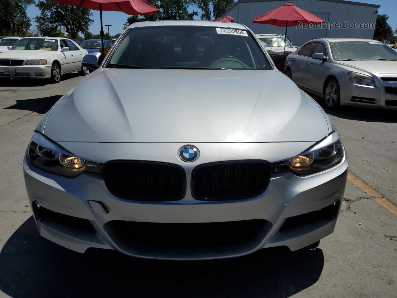 2014 Bmw 328 I Sulev Silver vin: WBA3C1C59EK108840