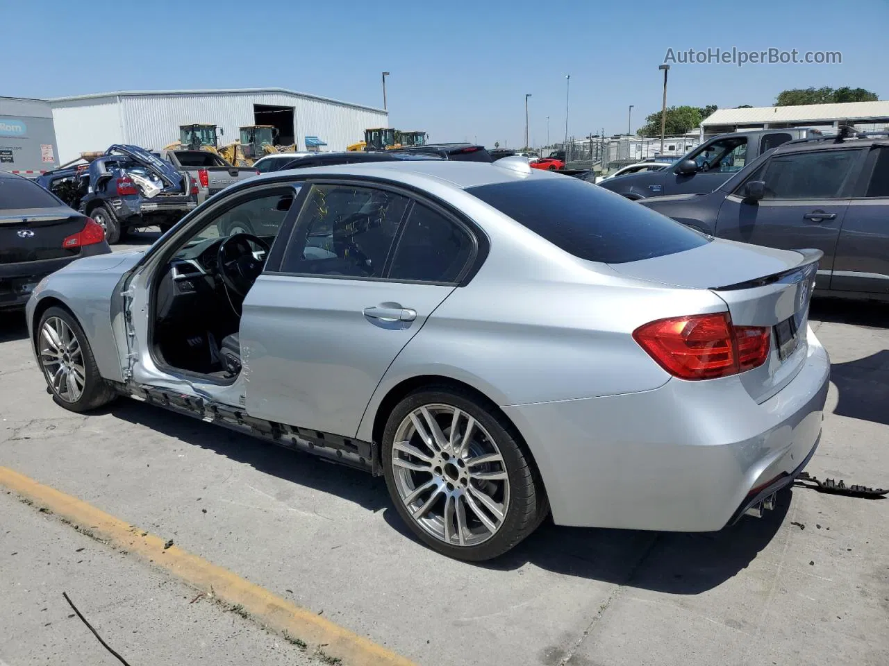 2014 Bmw 328 I Sulev Silver vin: WBA3C1C59EK108840