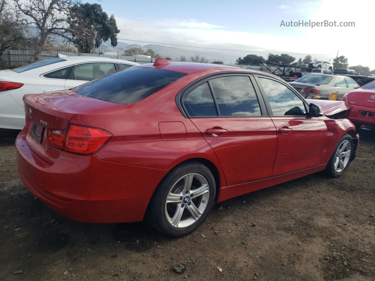 2015 Bmw 328 I Sulev Red vin: WBA3C1C59FK120150