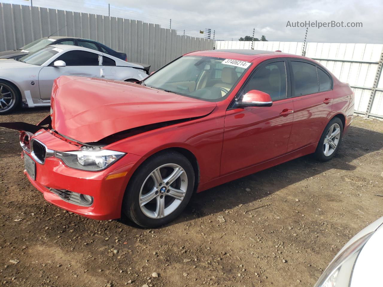 2015 Bmw 328 I Sulev Red vin: WBA3C1C59FK120150