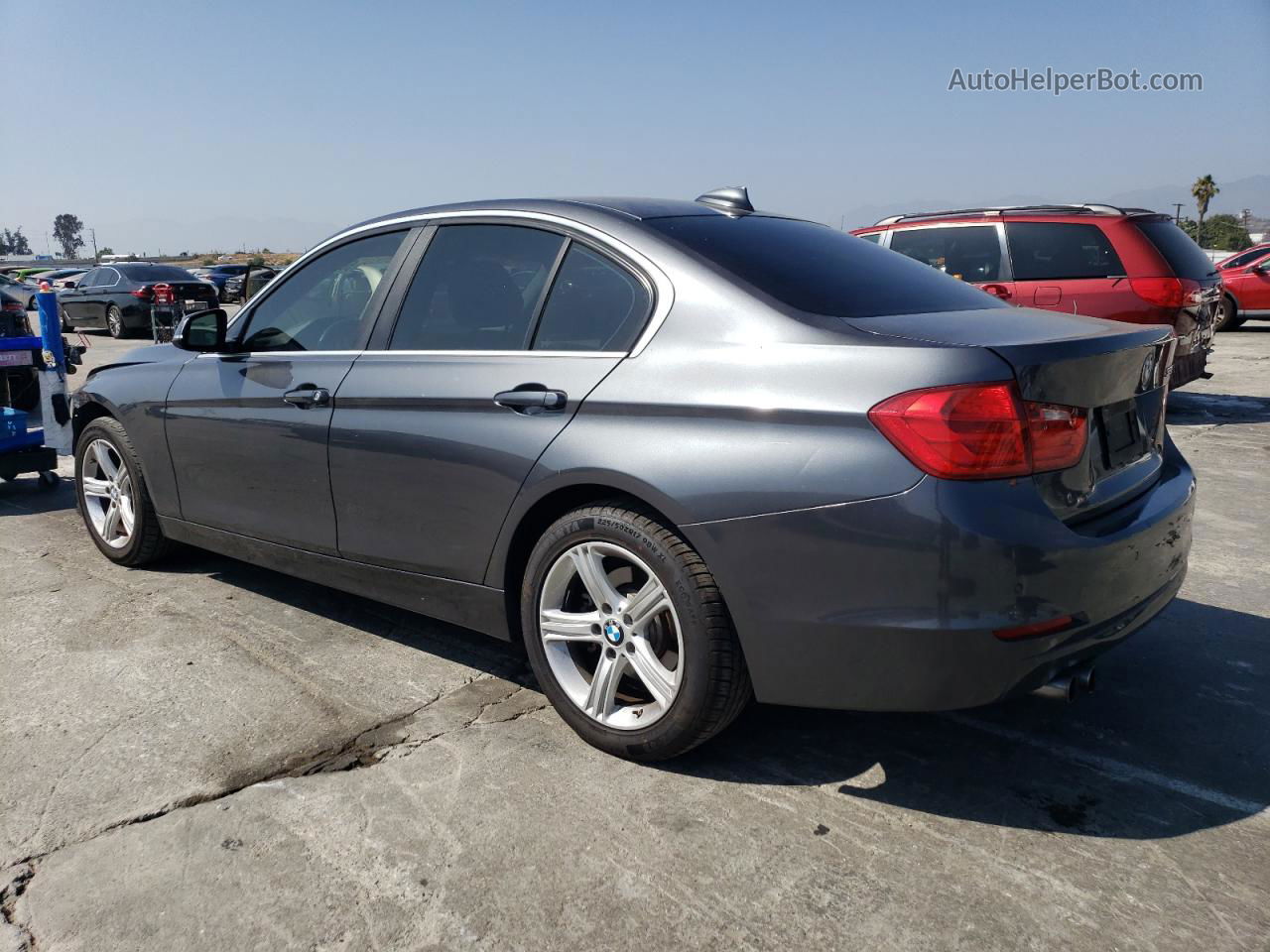 2015 Bmw 328 I Sulev Серый vin: WBA3C1C59FP851132