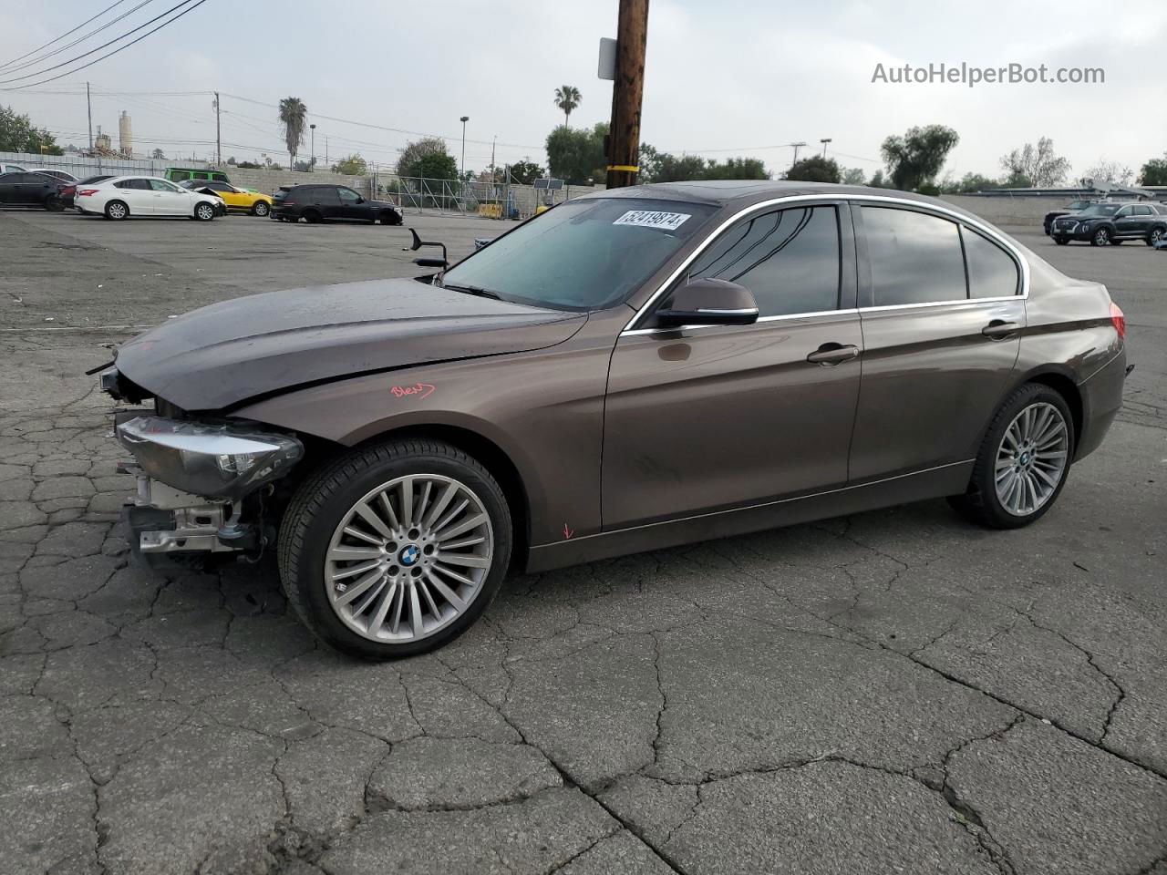 2012 Bmw 328 I Sulev Brown vin: WBA3C1C5XCF433261