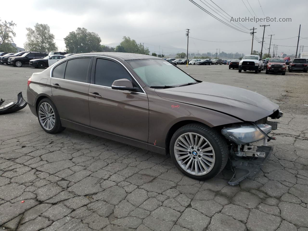 2012 Bmw 328 I Sulev Brown vin: WBA3C1C5XCF433261