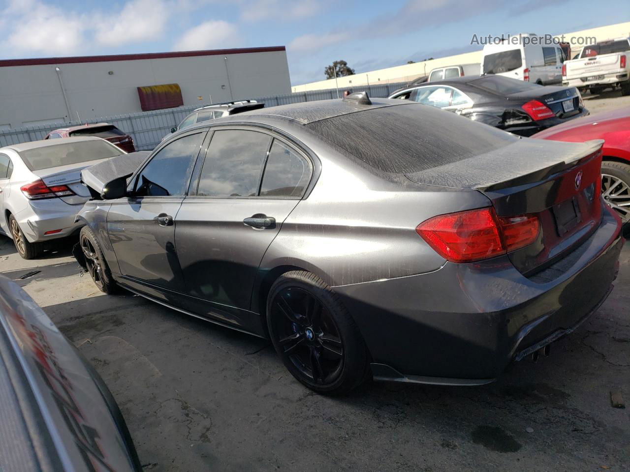 2014 Bmw 328 I Sulev Charcoal vin: WBA3C1C5XEK113562