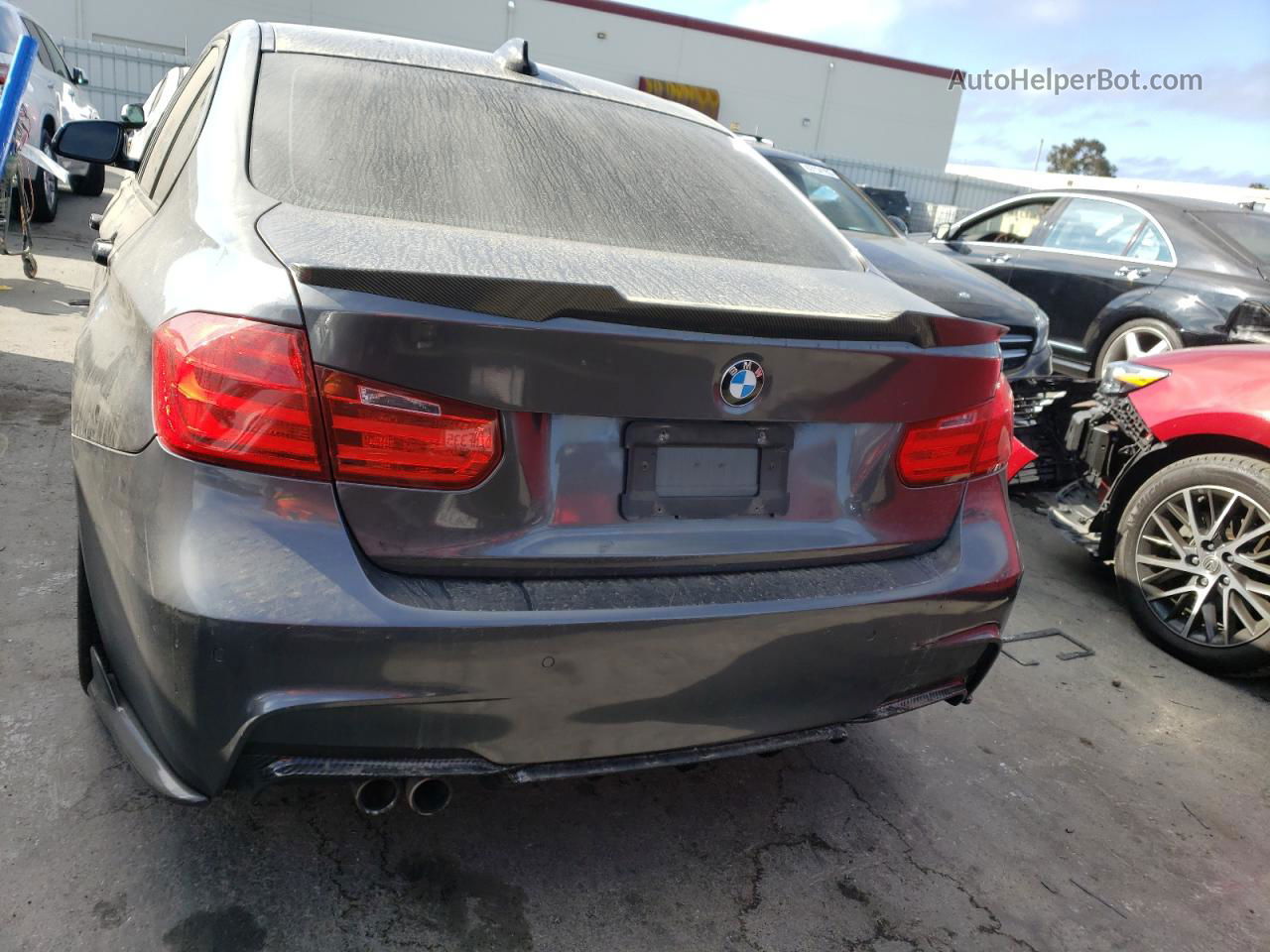 2014 Bmw 328 I Sulev Charcoal vin: WBA3C1C5XEK113562