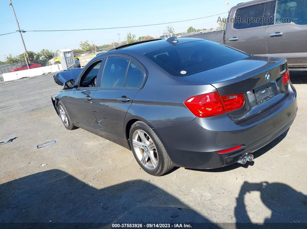 2014 Bmw 3 Series 328i Gray vin: WBA3C1C5XEK114789