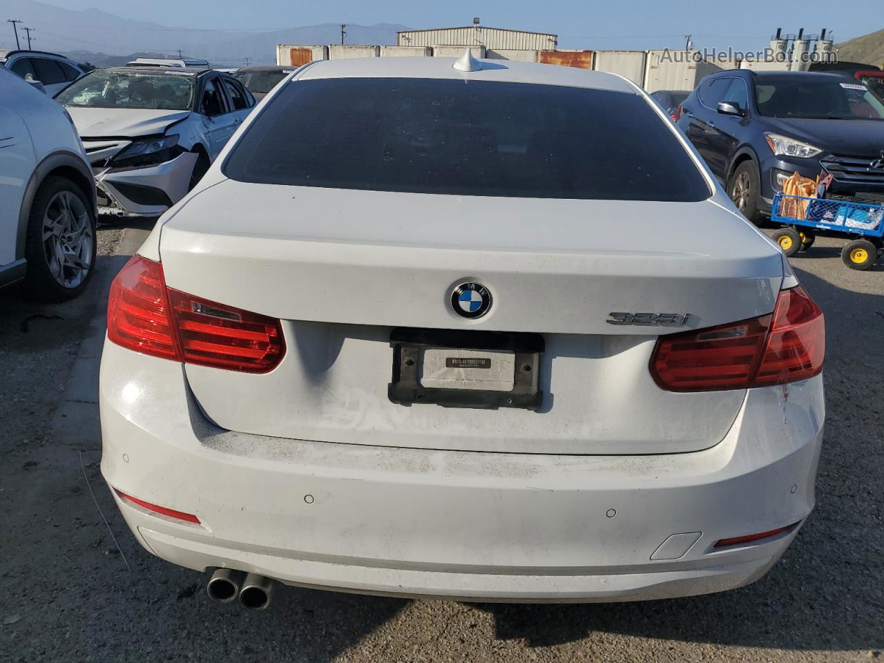 2014 Bmw 328 I Sulev Белый vin: WBA3C1C5XEK117269