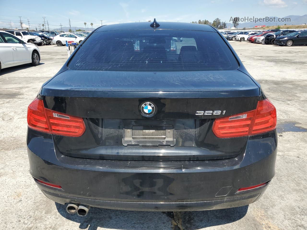 2015 Bmw 328 I Sulev Black vin: WBA3C1C5XFK118276