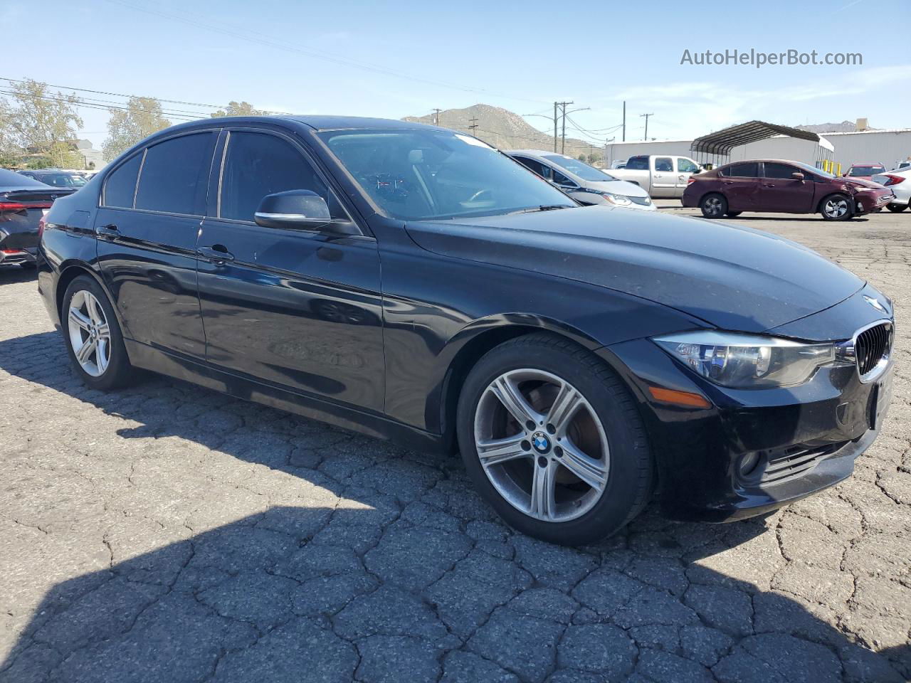 2015 Bmw 328 I Sulev Black vin: WBA3C1C5XFK124112