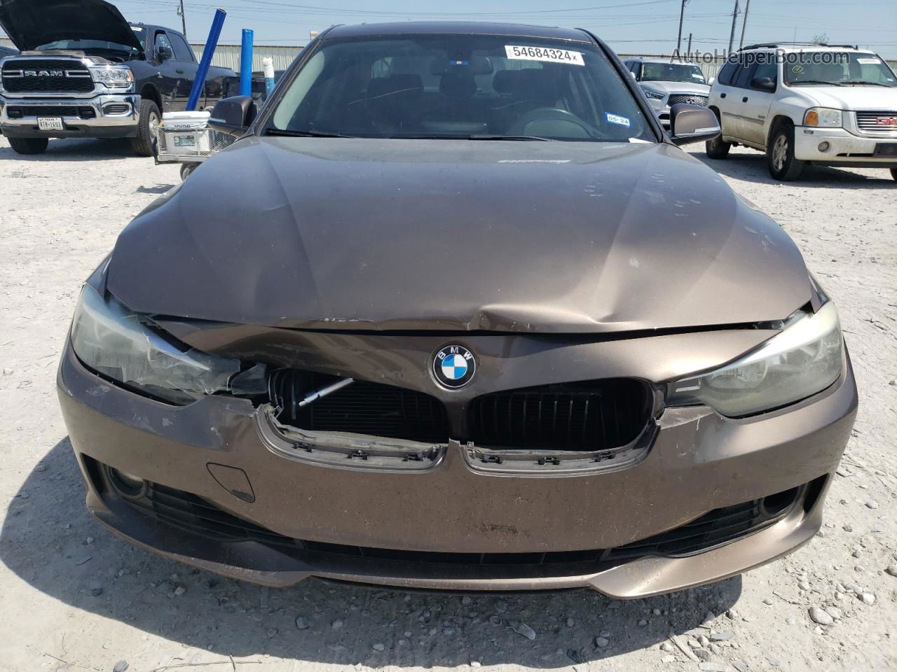 2013 Bmw 328 I Sulev Brown vin: WBA3C1G50DNR49257