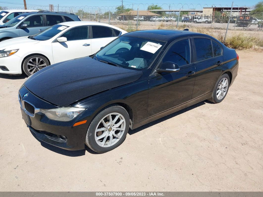 2013 Bmw 3 Series 328i Black vin: WBA3C1G52DNR45209