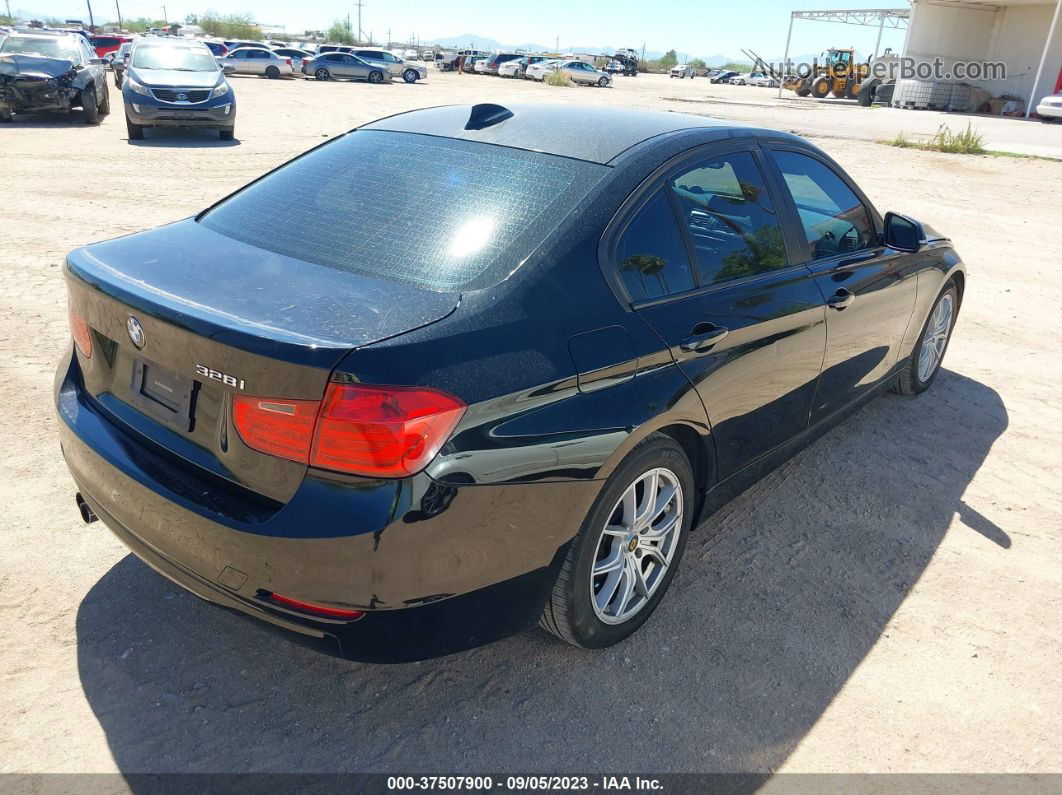 2013 Bmw 3 Series 328i Black vin: WBA3C1G52DNR45209