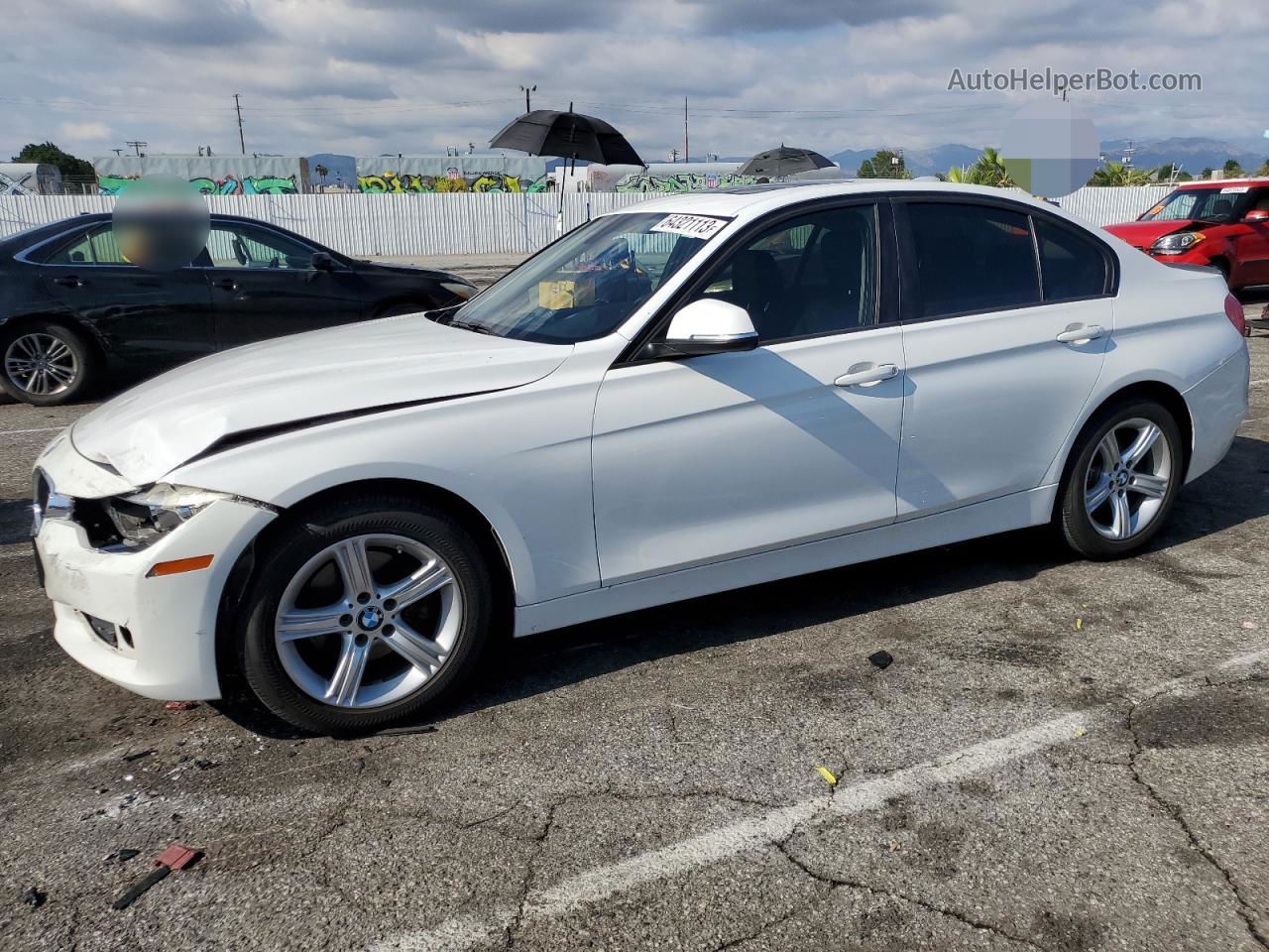 2013 Bmw 328 I Sulev White vin: WBA3C1G52DNR45291