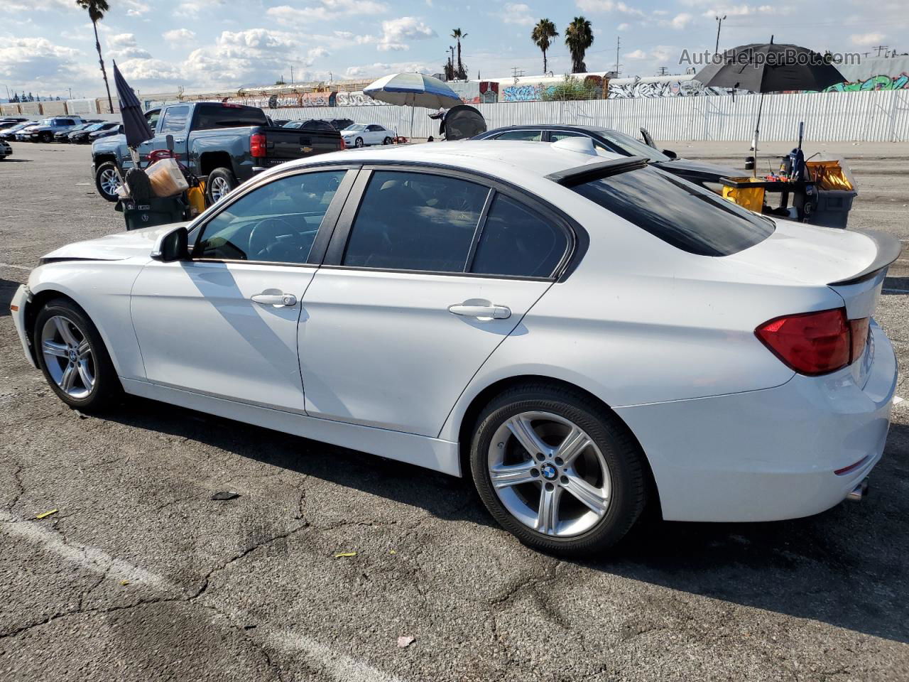 2013 Bmw 328 I Sulev White vin: WBA3C1G52DNR45291