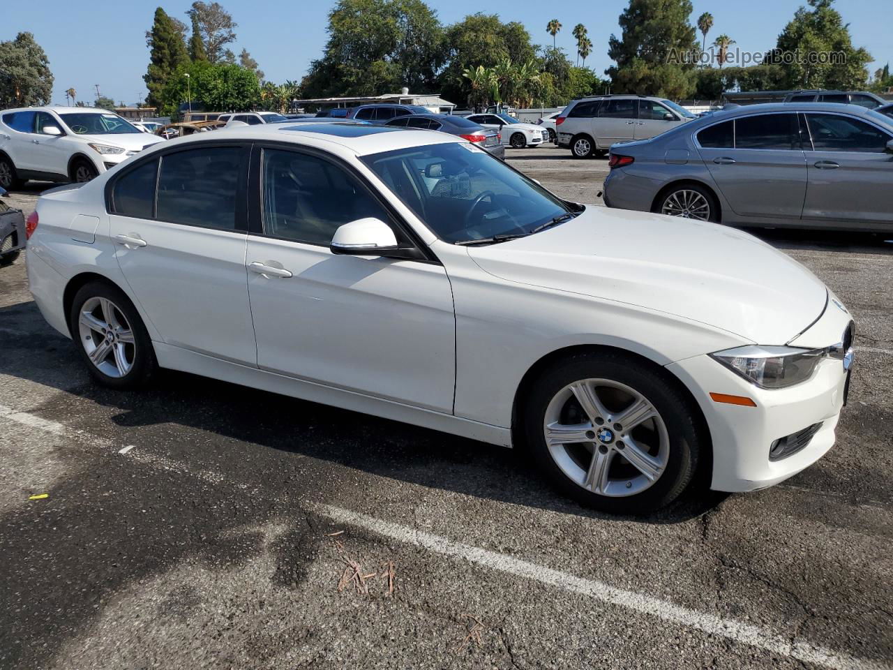 2013 Bmw 328 I Sulev White vin: WBA3C1G52DNR45291