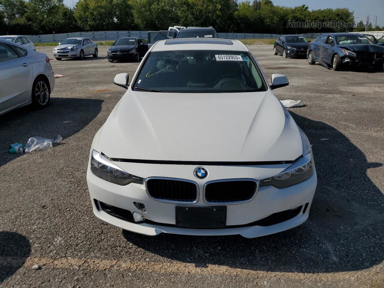 2013 Bmw 328 I Sulev White vin: WBA3C1G52DNR46778