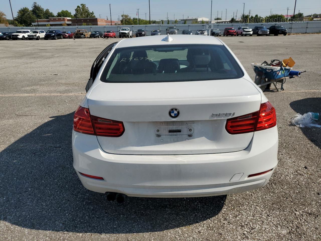 2013 Bmw 328 I Sulev White vin: WBA3C1G52DNR46778