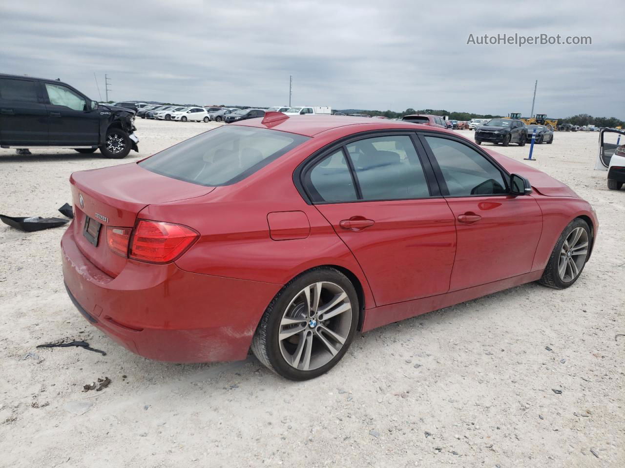 2013 Bmw 328 I Sulev Red vin: WBA3C1G53DNR47843