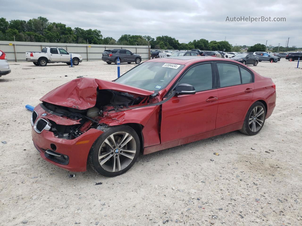 2013 Bmw 328 I Sulev Red vin: WBA3C1G53DNR47843