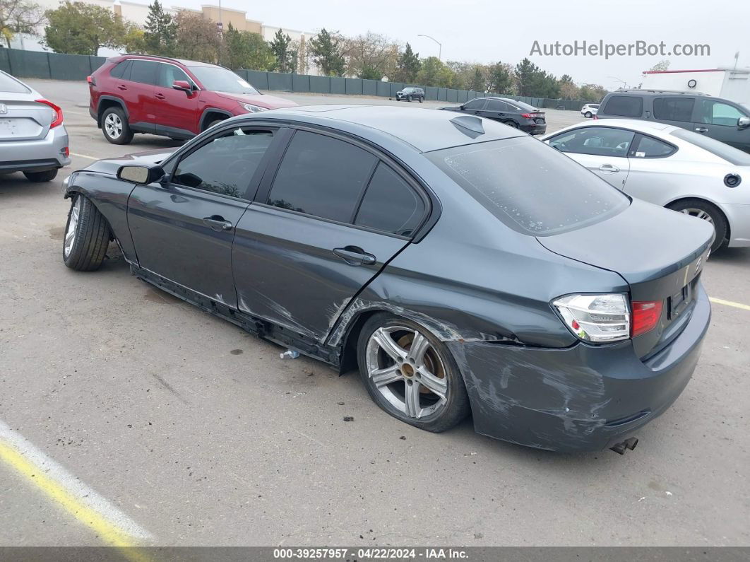 2015 Bmw 328i Gray vin: WBA3C1G53FNR50051