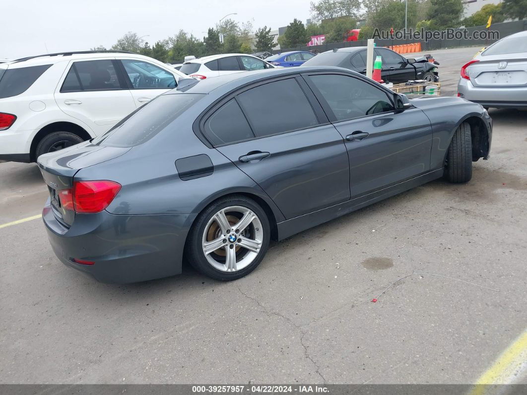 2015 Bmw 328i Gray vin: WBA3C1G53FNR50051