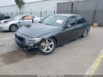 2015 Bmw 328i Gray vin: WBA3C1G53FNR50051