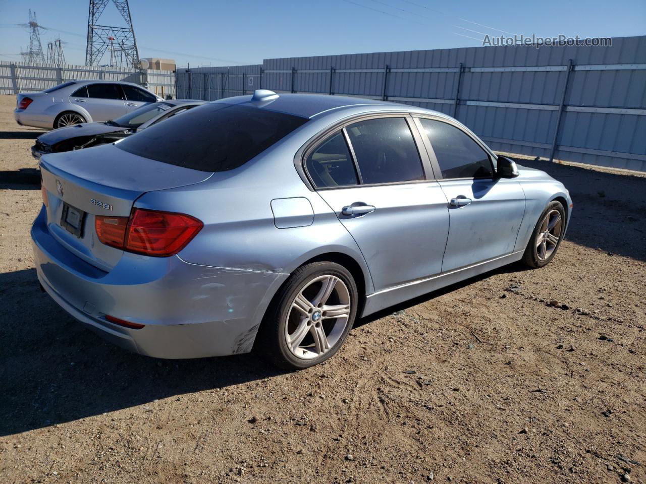 2013 Bmw 328 I Sulev Blue vin: WBA3C1G56DNR46203