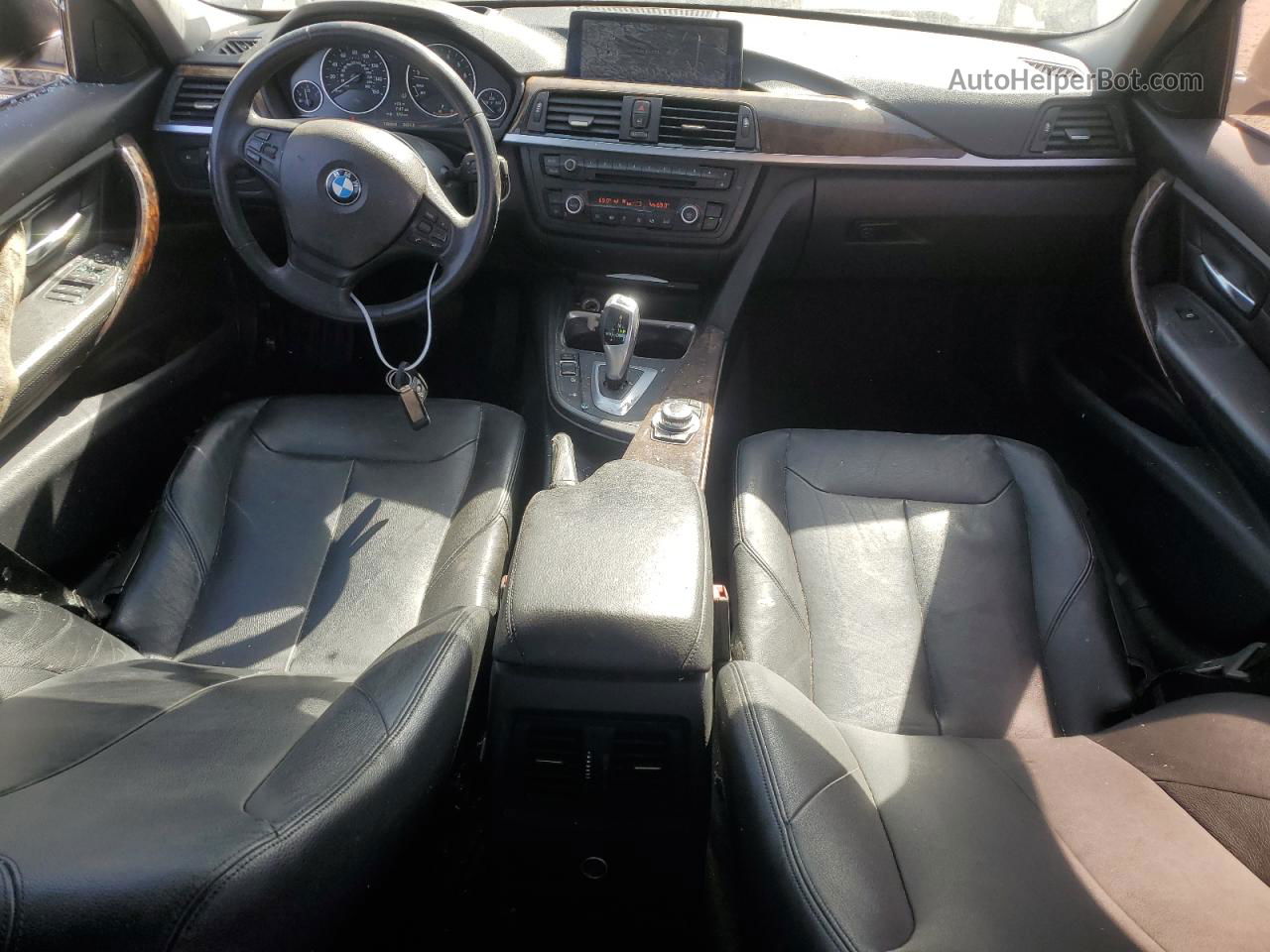 2013 Bmw 328 I Sulev Черный vin: WBA3C1G56DNR47948