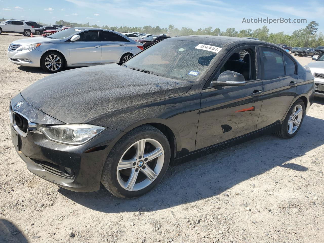 2013 Bmw 328 I Sulev Черный vin: WBA3C1G56DNR47948