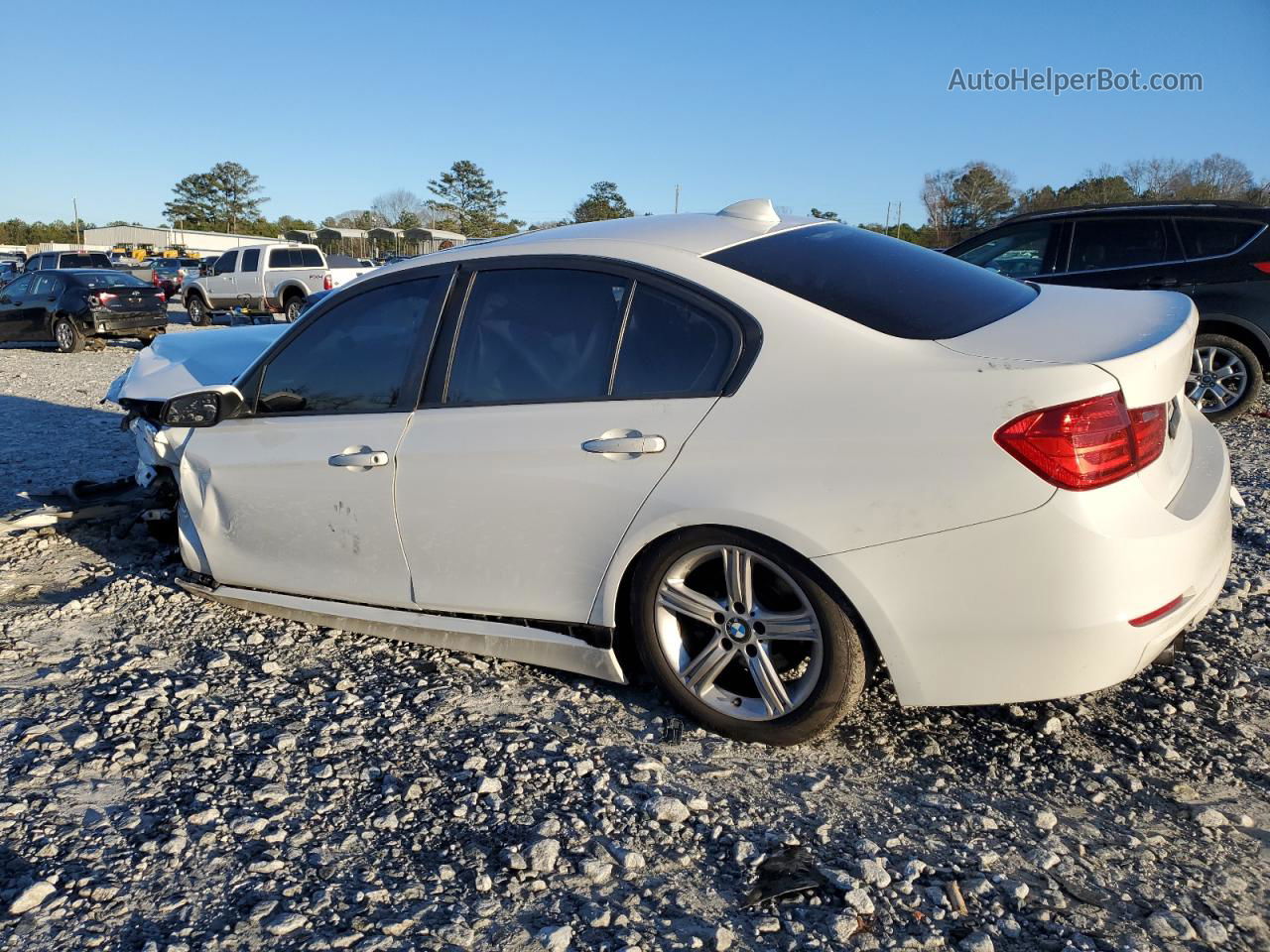 2013 Bmw 328 I Sulev White vin: WBA3C1G57DNR45660