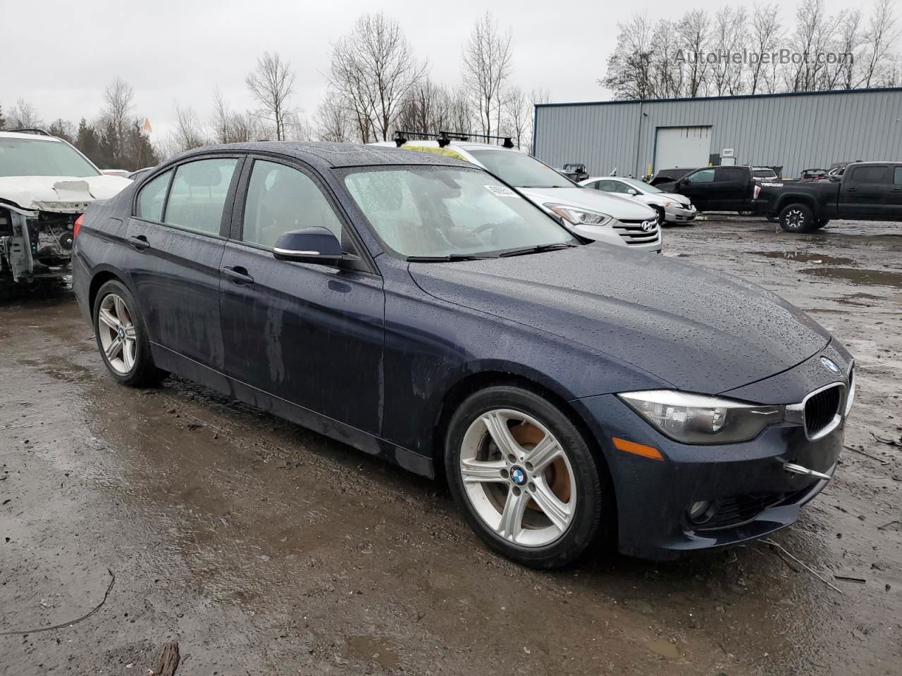 2013 Bmw 328 I Sulev Blue vin: WBA3C1G58DNN93527